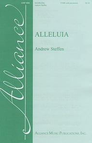 Alleluia TTBB choral sheet music cover Thumbnail